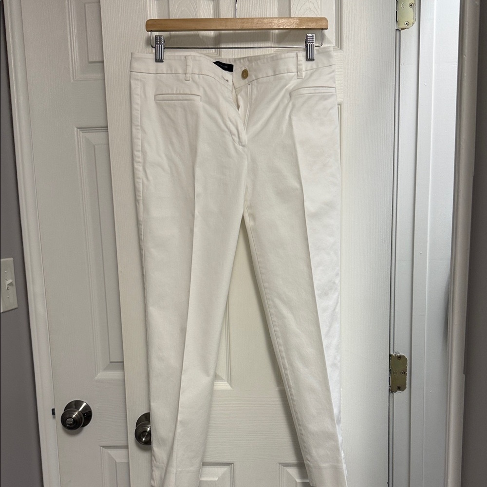 Ann Taylor Women's Straight Leg White Pants